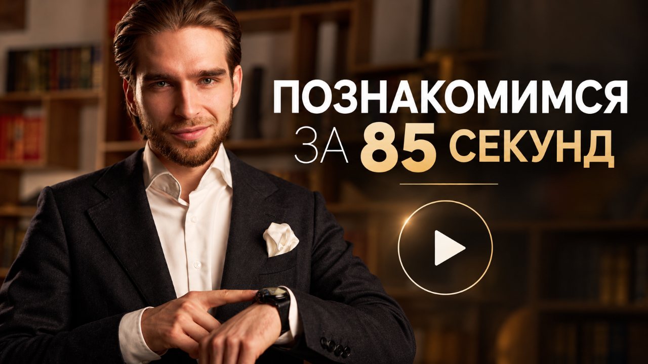 Дмитрий Захаров — видеовизитка «Познакомимся за 85 секунд»